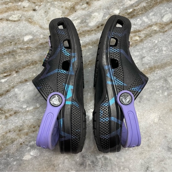 Crocs‎ Classic Disco Dance Party Clog K Stars Black Sandals 208084 Toddler 12 - Picture 5 of 10